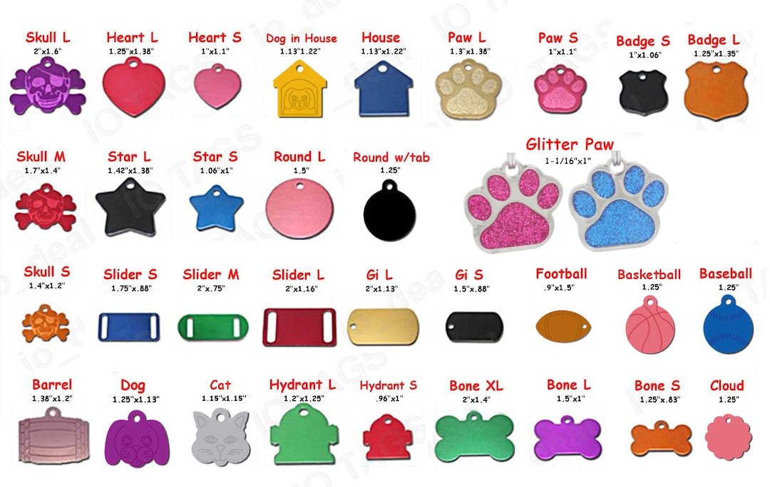 Personalized Pet ID Tag, Dog Tag, Cat Tag, Custom Cat Tag, Easy