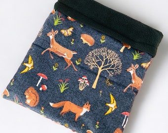 Hedgehog Bed | Guinea Pig Bed| Cuddle Sack | Bonding Bag | Snuggle Sack | Fleece Sleep Sack | Burrow Bag| Cute Hedgehog Wildlife Design