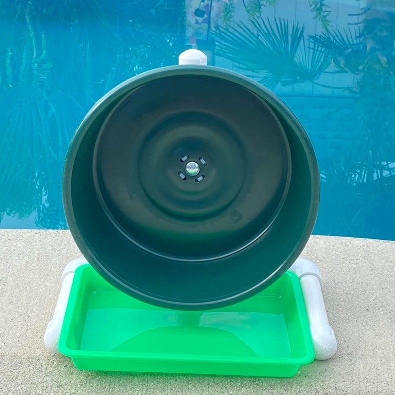 Ready to Ship Hedgehog Silent Exercise wheel Rat Pocket Small Pet Different Colors Available Come with Free Litter Tray Pan image 4