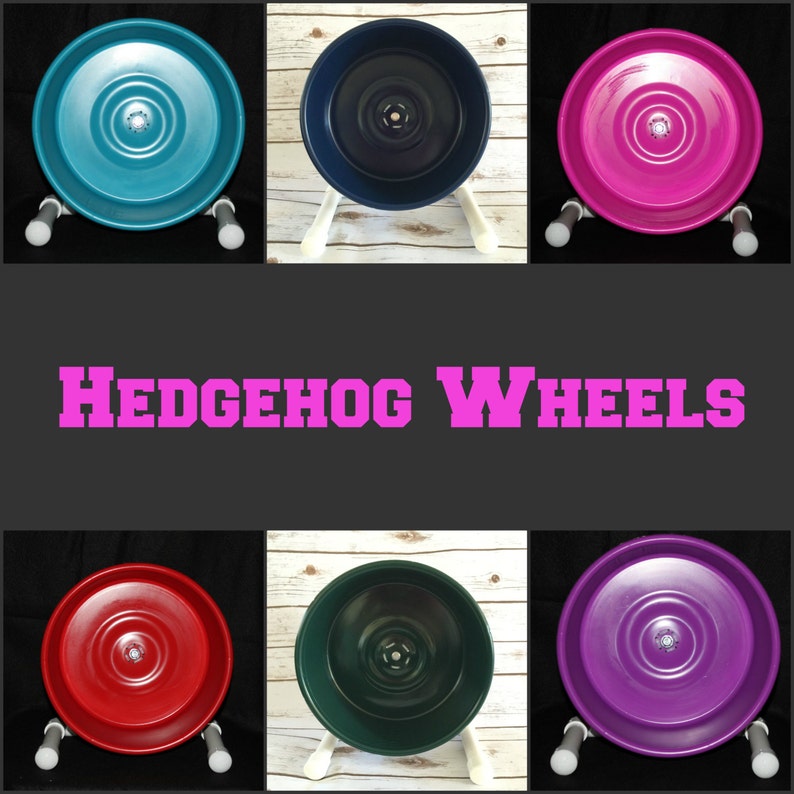 Ready to Ship Hedgehog Silent Exercise wheel Rat Pocket Small Pet Different Colors Available Come with Free Litter Tray Pan image 10