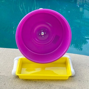 Ready to Ship Hedgehog Silent Exercise wheel Rat Pocket Small Pet Different Colors Available Come with Free Litter Tray Pan image 5