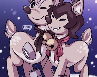 Print: Sheith Reindeer