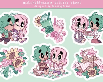 Sticker Sheet: Matchablossom