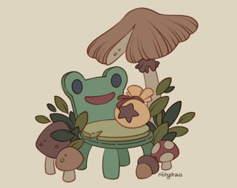 Print: Froggy Chair