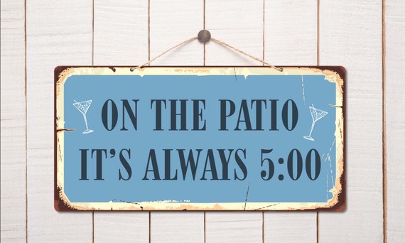1099HS What Happens On The Patio Stays On The Patio 5x10 Aluminum Hanging Novelty Sign 1099HS What Happens On The Patio Stays On The Patio 5x10 Aluminum Hanging Novelty Sign