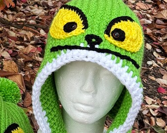 Knitted Grinch Hat