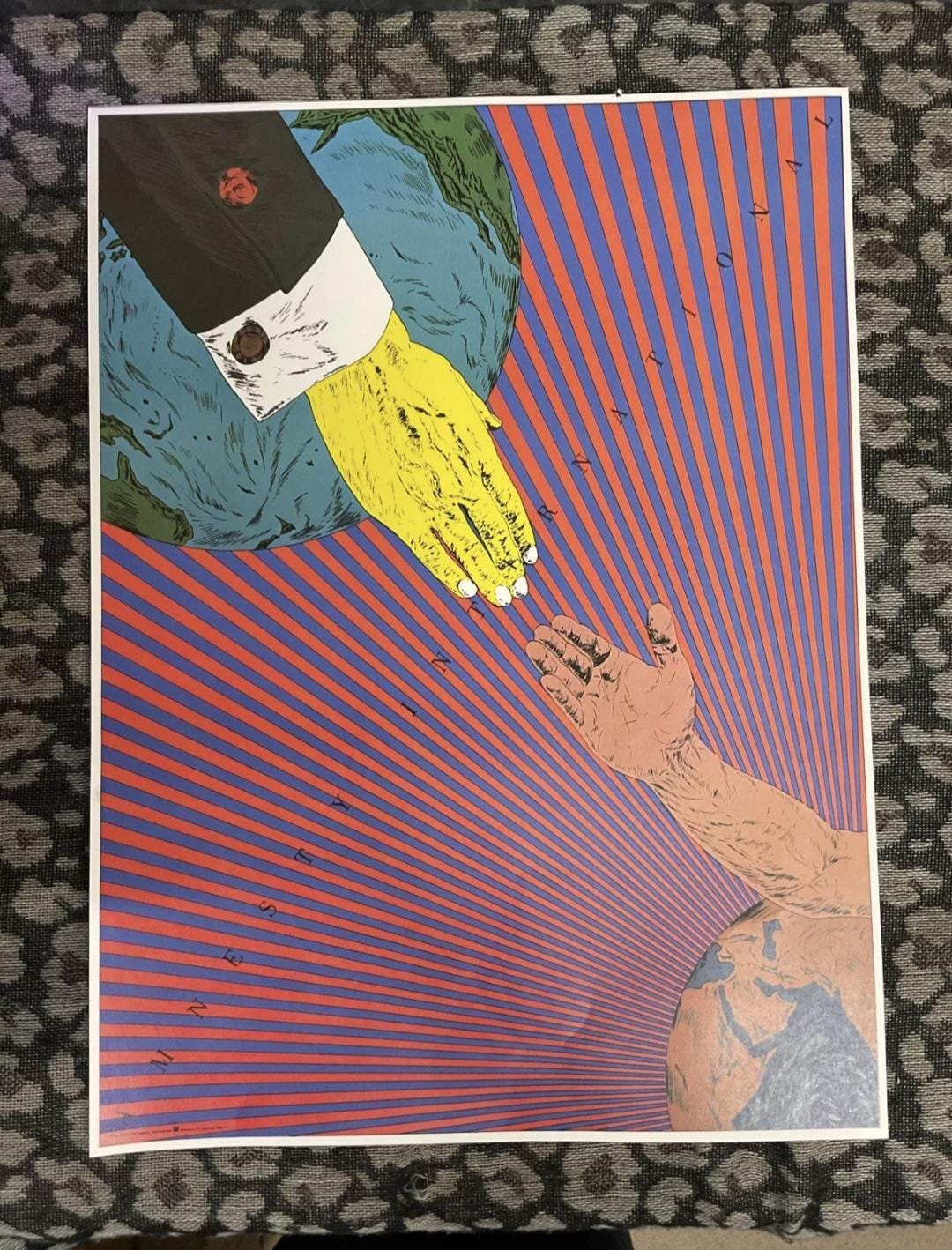 Affiche D'art Tadanori Yokoo édition Limitée - Grand Format, Rare, Import Du Japon