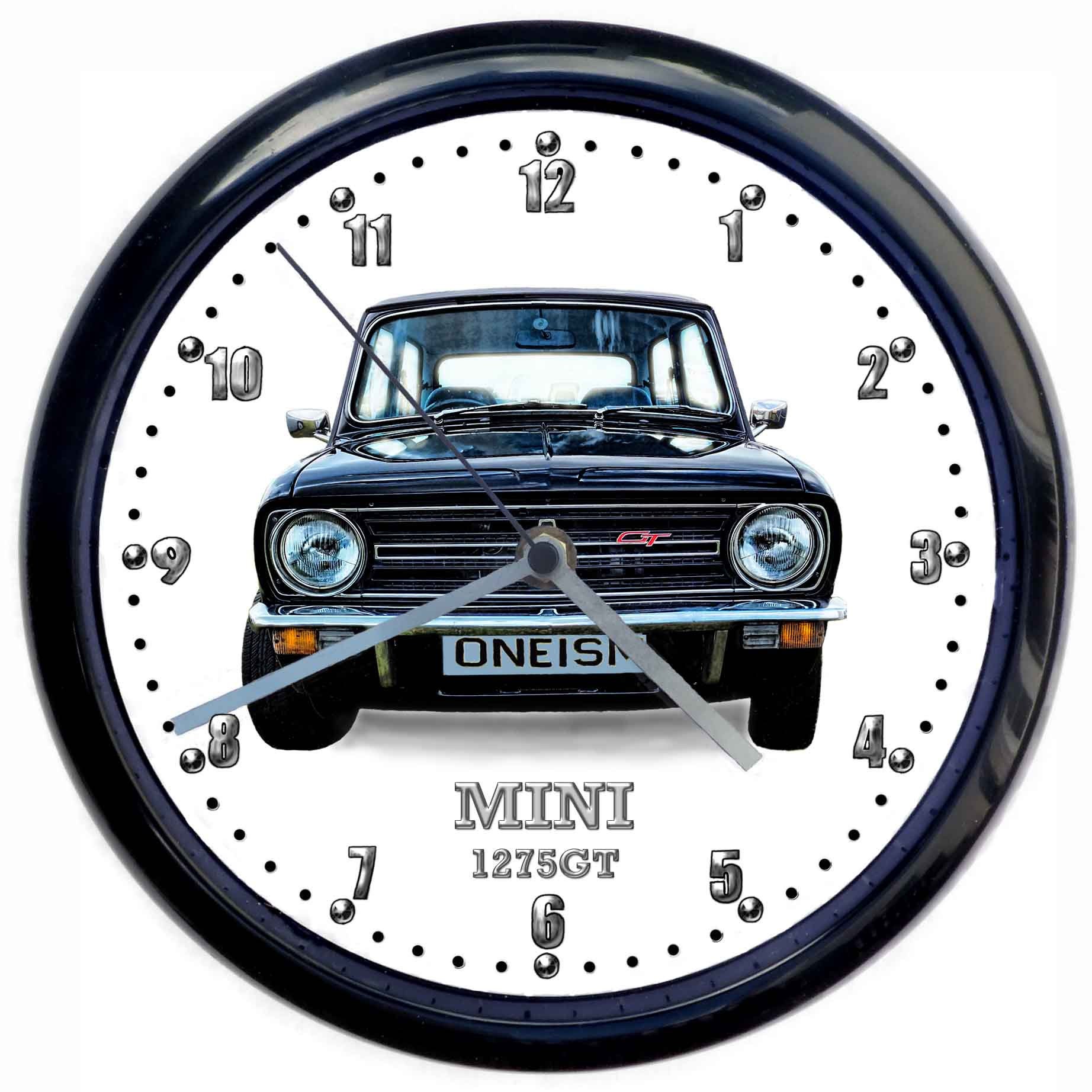 Mini 1275GT Classic Car Black Wall Clock Etsy UK