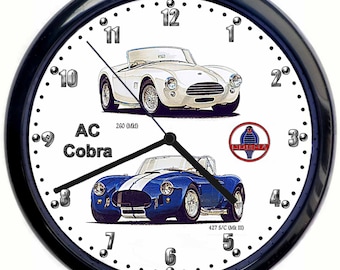 AC Cobra Classic Car Wall Clock