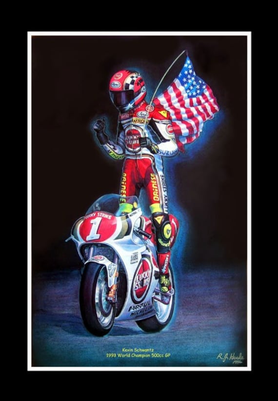 ケビン・シュワンツ Moto GP 1993 世界チャンピオン スズキ
