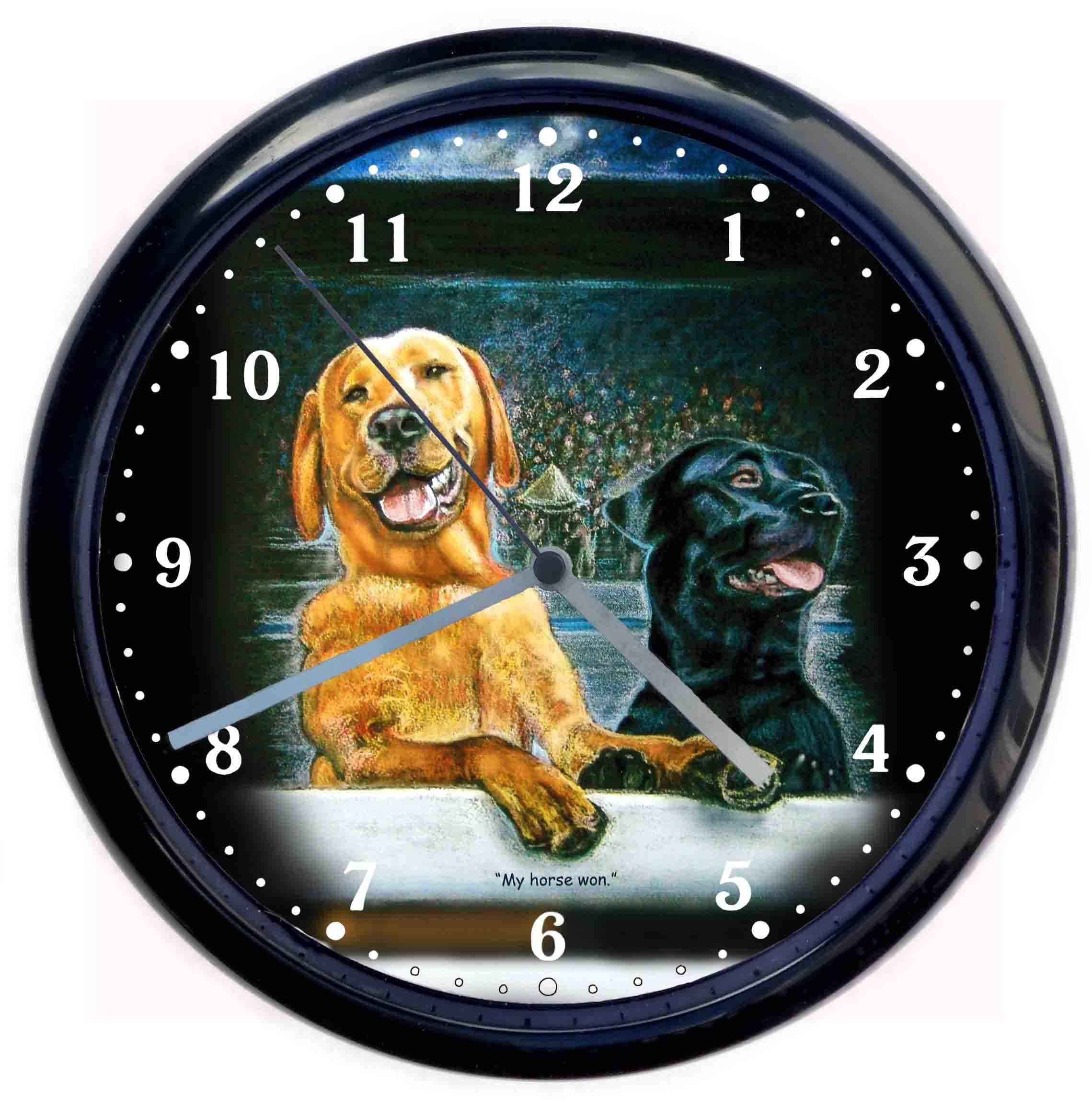 Labrador Retriever Alarm Desk Clock 3.75" Home or Office Decor Y35 Nice For Gift 