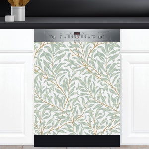 EZ FAUX DECOR Dishwasher Refrigerator Peel and Stick Self Adhesive Brushed  Nickel Stainless Steel Film Door Panel Cover Not Paint - EzFaux Décor LLC ®