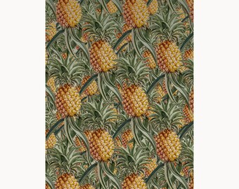 Embossi Printboard -  Pineapples 1917 - 12"X20" 1/8" Mdf For Glowforge / Laser Cutting Crafts