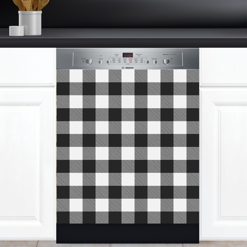 Dishwasher Cover Choose or Vinyl Decal Sticker Black Etsy