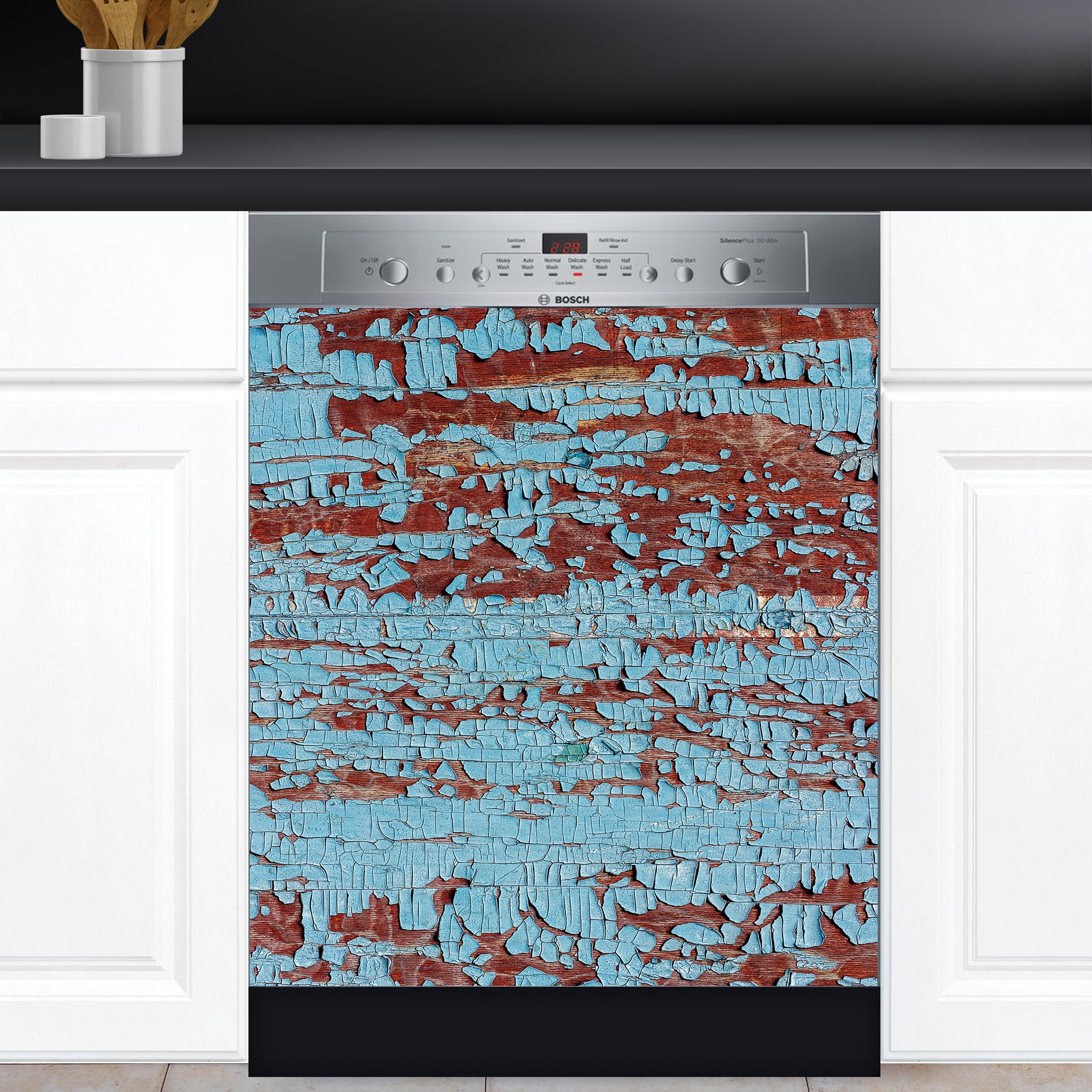 Dishwasher Cover Choose or Vinyl Decal Sticker Blue Etsy UK