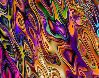 Embossi printboard - abstract colorful pattern #0021 - 12"x20" 1/8" mdf for glowforge / laser cutting crafts
