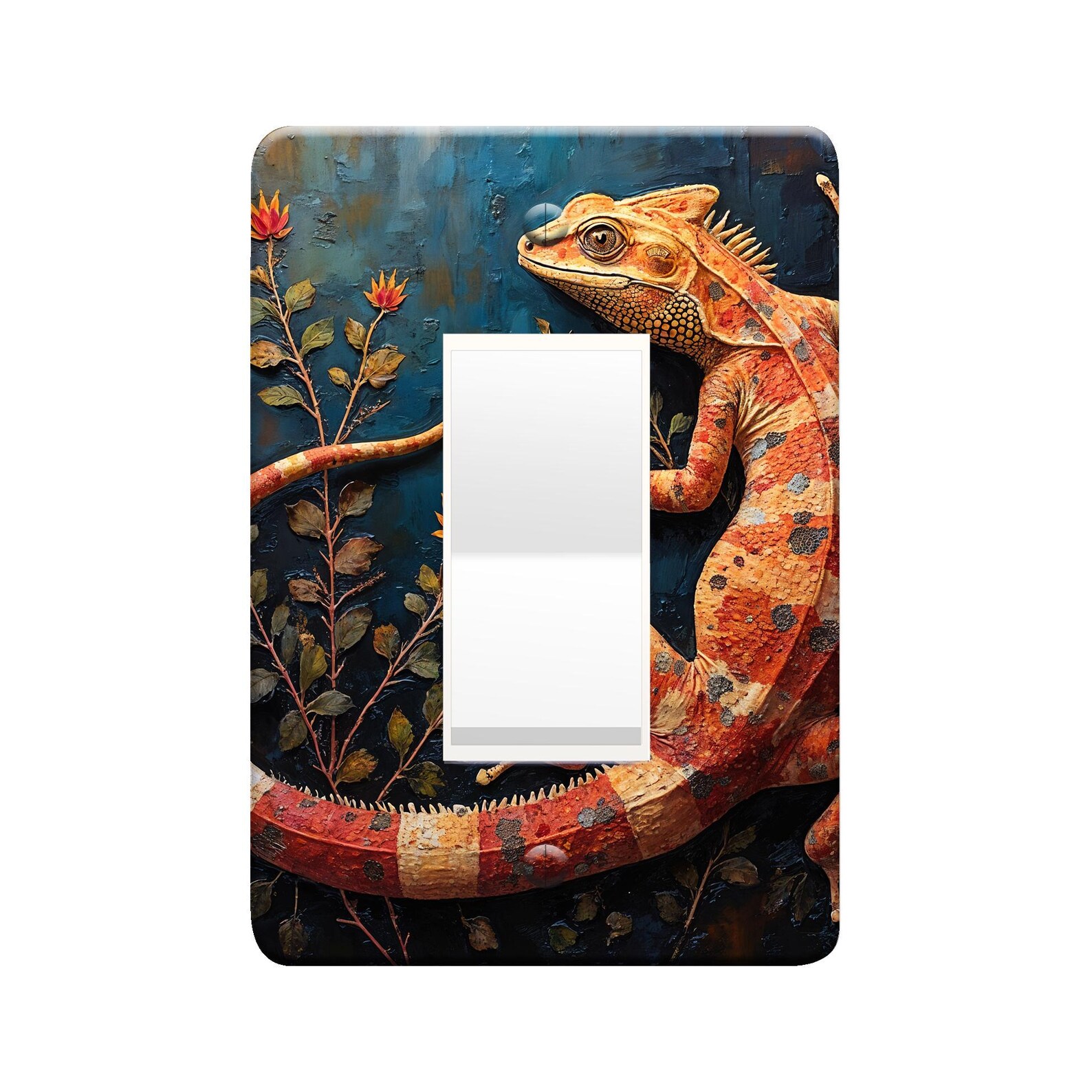 Embossi Printed Maxi Metal Switch Plate - Light Switch / Outlet Cover ...