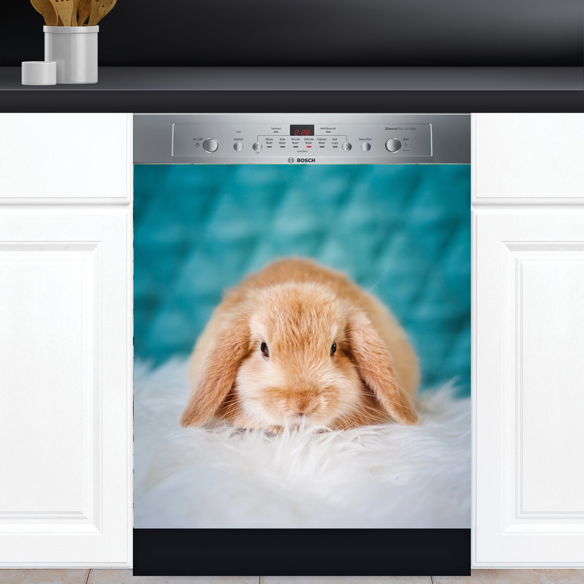 Easter Bunny Dishwasher Cover