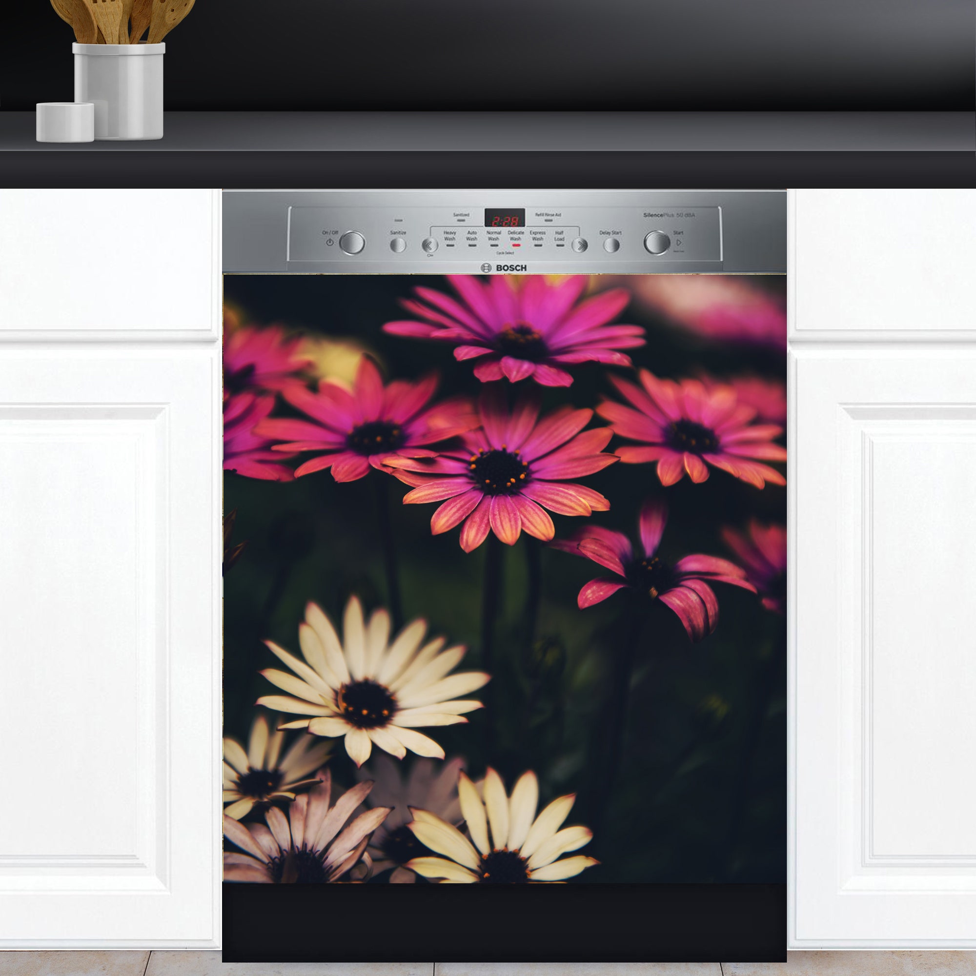 Daisy Flower Dishwasher Cover