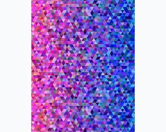 Embossi Printboard - Triangle Gradient 7265 - 12"X20" 1/8" Mdf For Glowforge / Laser Cutting Crafts
