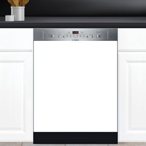 Dishwasher Cover Choose Magnet Or Vinyl Decal Sticker, Solid White  D0023- choose your size from the menu.