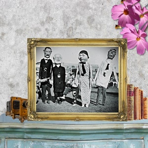 Creepy Photo Weird Printable Halloween Costume Horror Wall Art Print ...