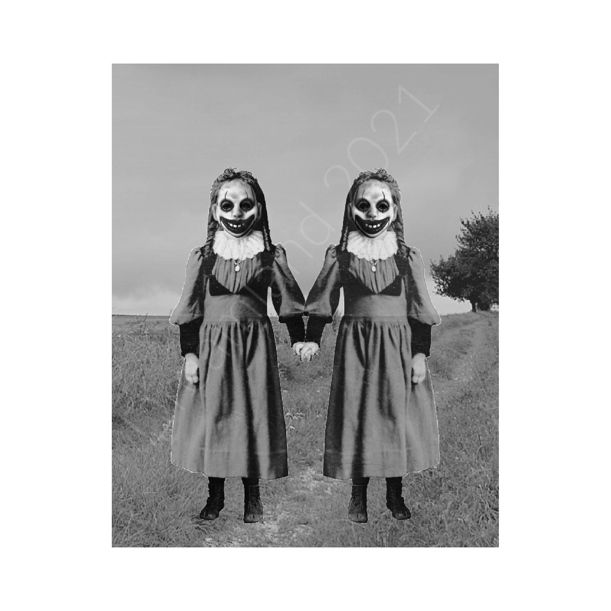 Creepy twin doll costume sales