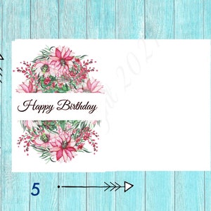 Happy Birthday Greeting Printable Card Instant Download - Etsy