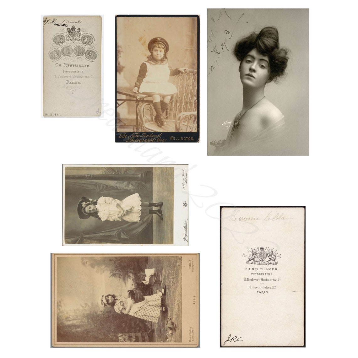 Vintage Cards Photo Printable Victorian Printable Etsy
