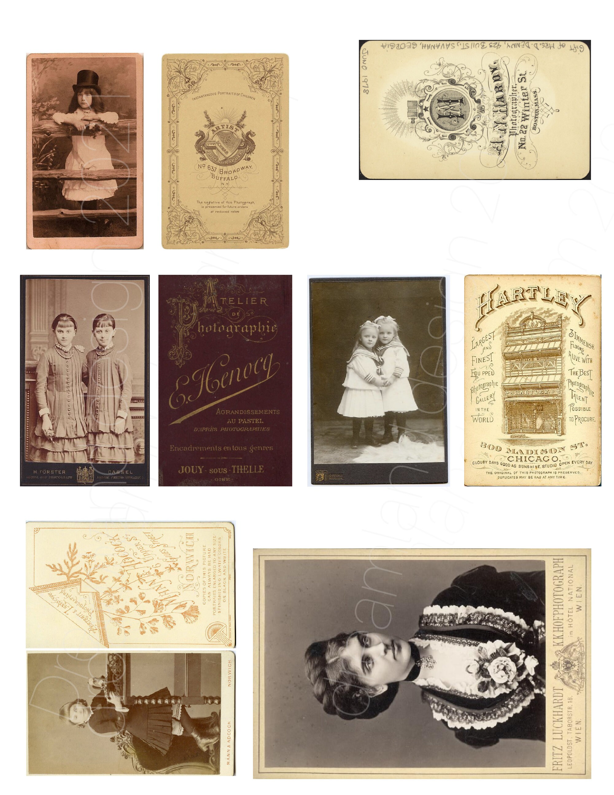 Photos Vintage Cards Printable Victorian Printable Etsy