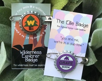 Pack supérieur | Duo de badges Ellie + Explorateur sauvage