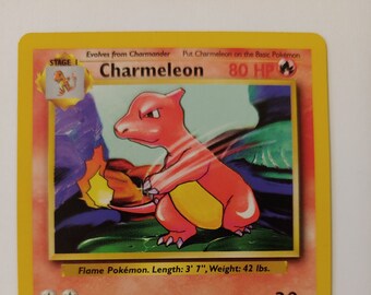 Baseset Pokemon Card Etsy