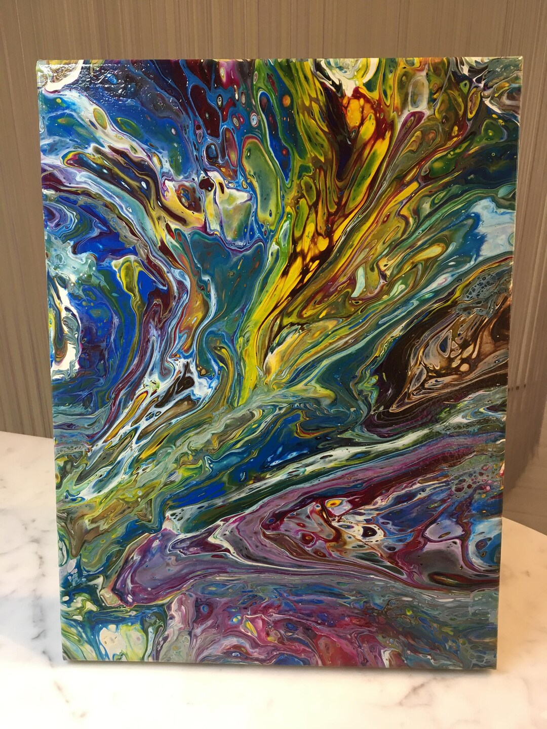 A Burning Flame Within 30”x40” Original Acrylic Painting