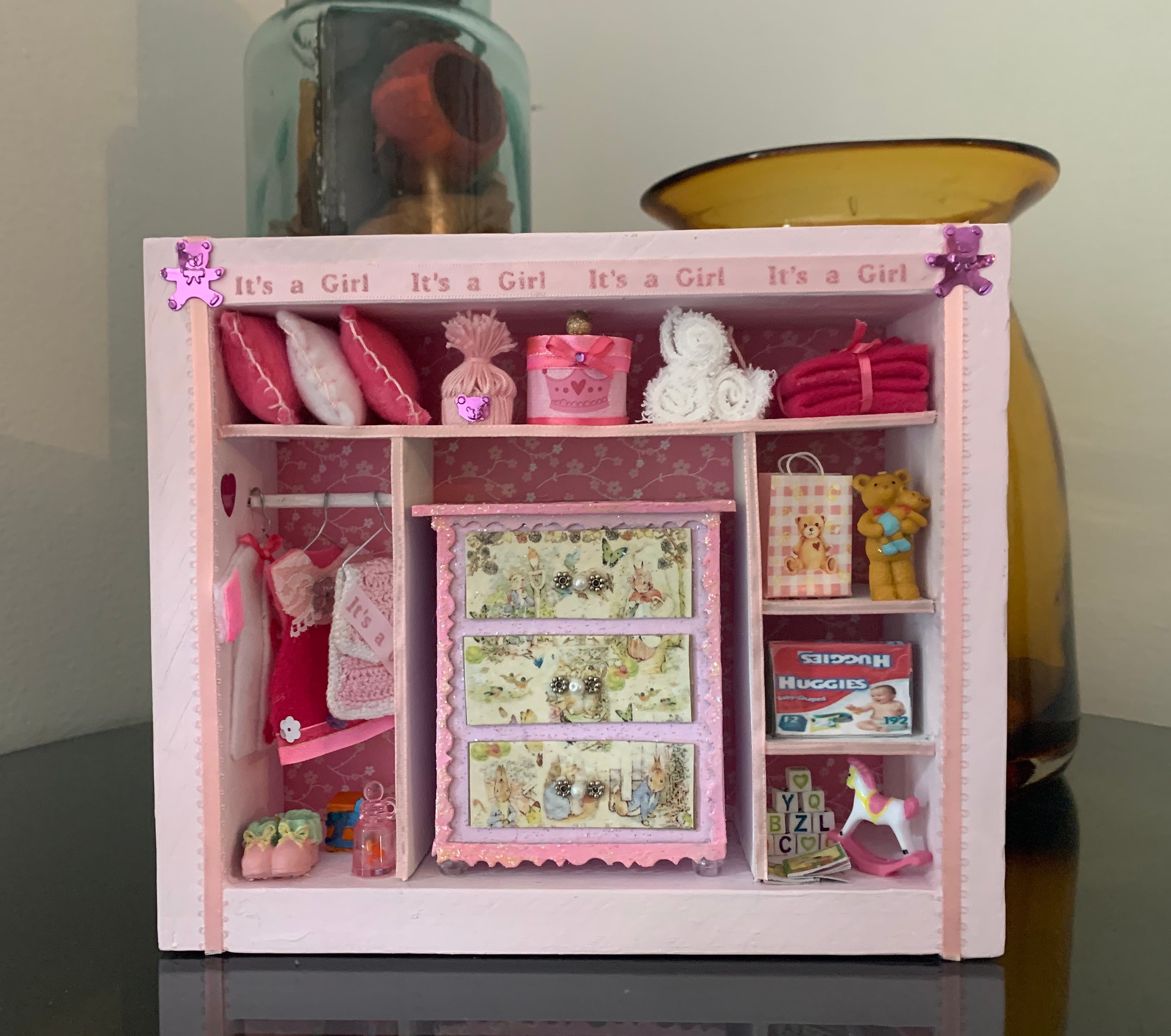 Dollhouse shadow cheap box