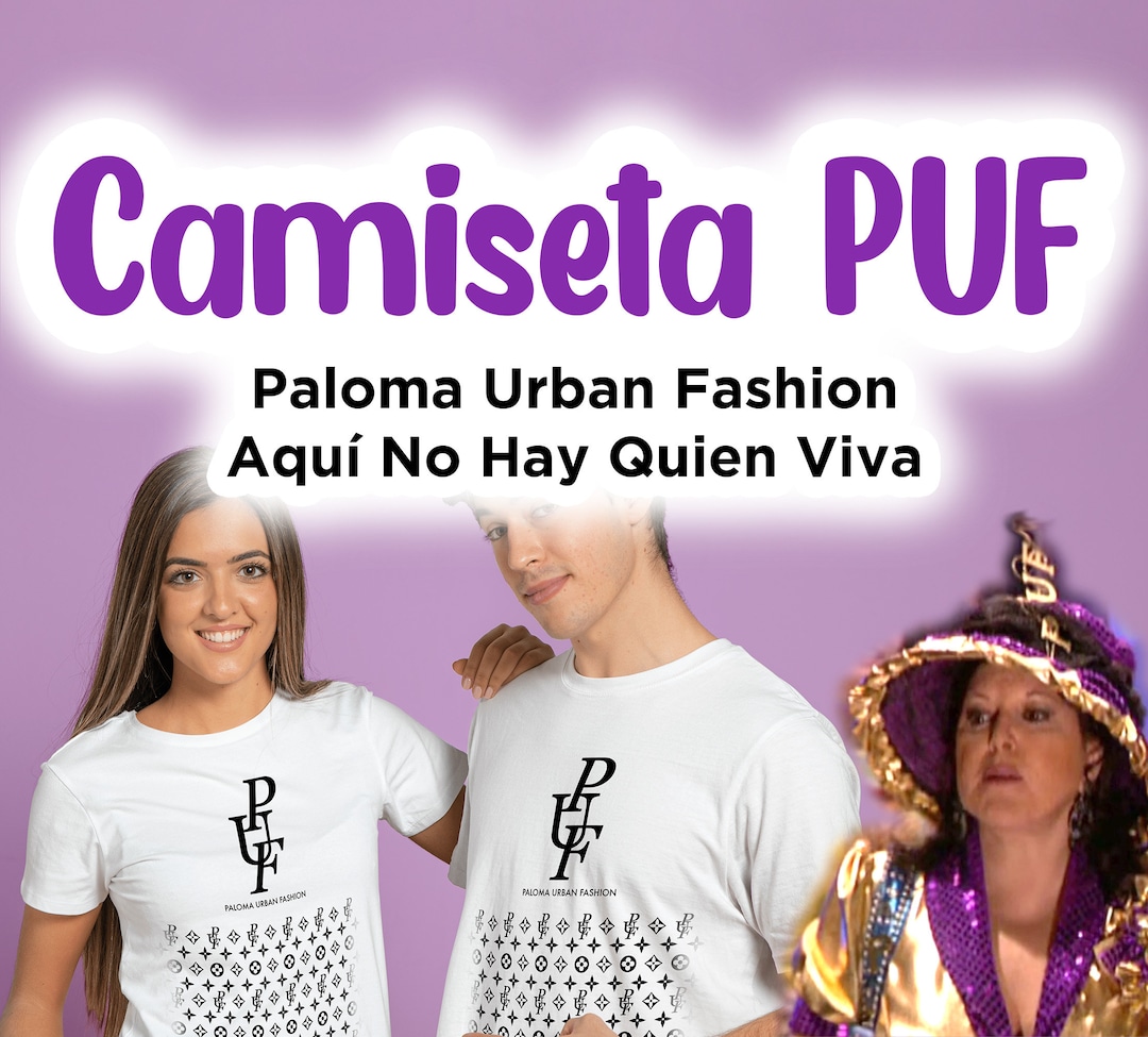 Camiseta PUF Paloma Urban Fashion Aquí No Hay Quien Viva