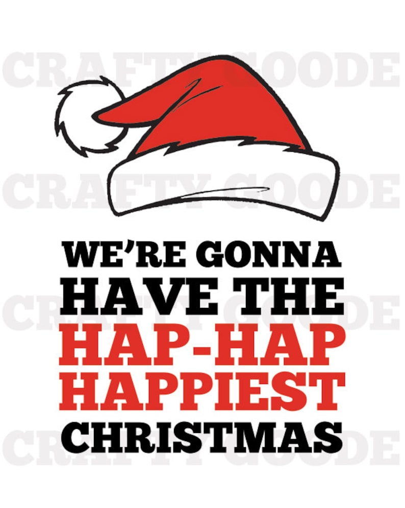 Hap Hap Happiest Christmas Vacation Sign 16x20