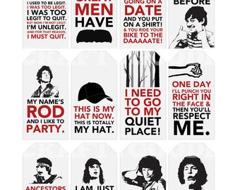 Hot Rod Quote Gift Tags | Printable | Typography