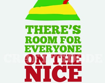 Nice List Printable Sign | 11x14