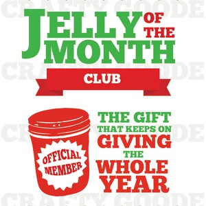 Jelly of the Month Club Christmas Sign | 16x20