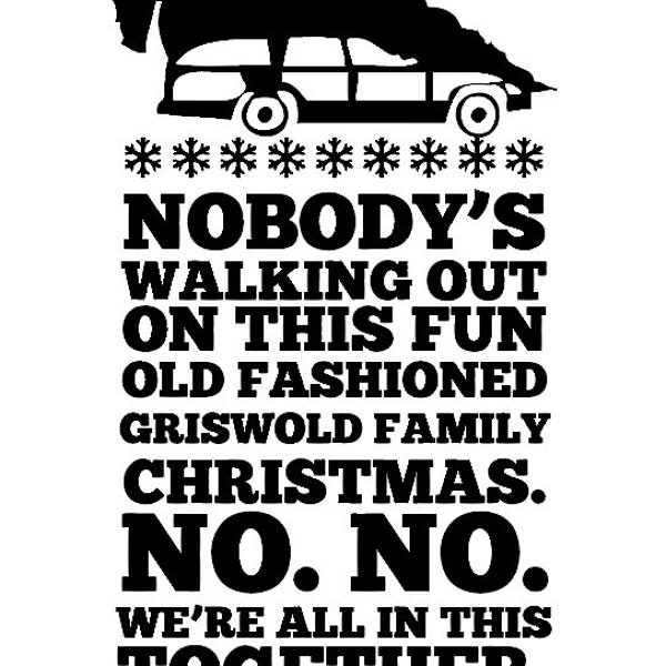 Christmas Vacation - Family Christmas  SVG