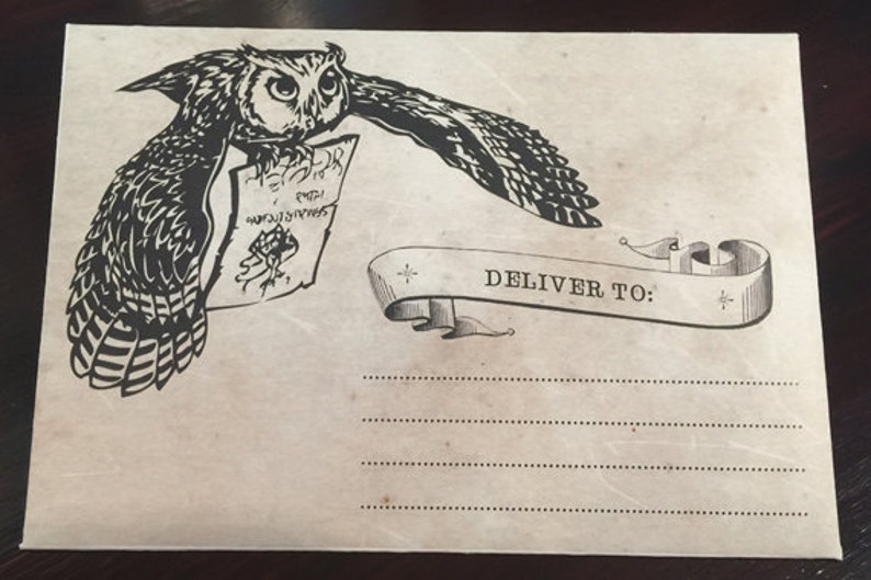 Harry Potter Influenced Envelope Do-it-yourself Printable photograph regarding Harry Potter Envelope Printable titled Harry Potter Motivated Envelope Do it yourself Printable