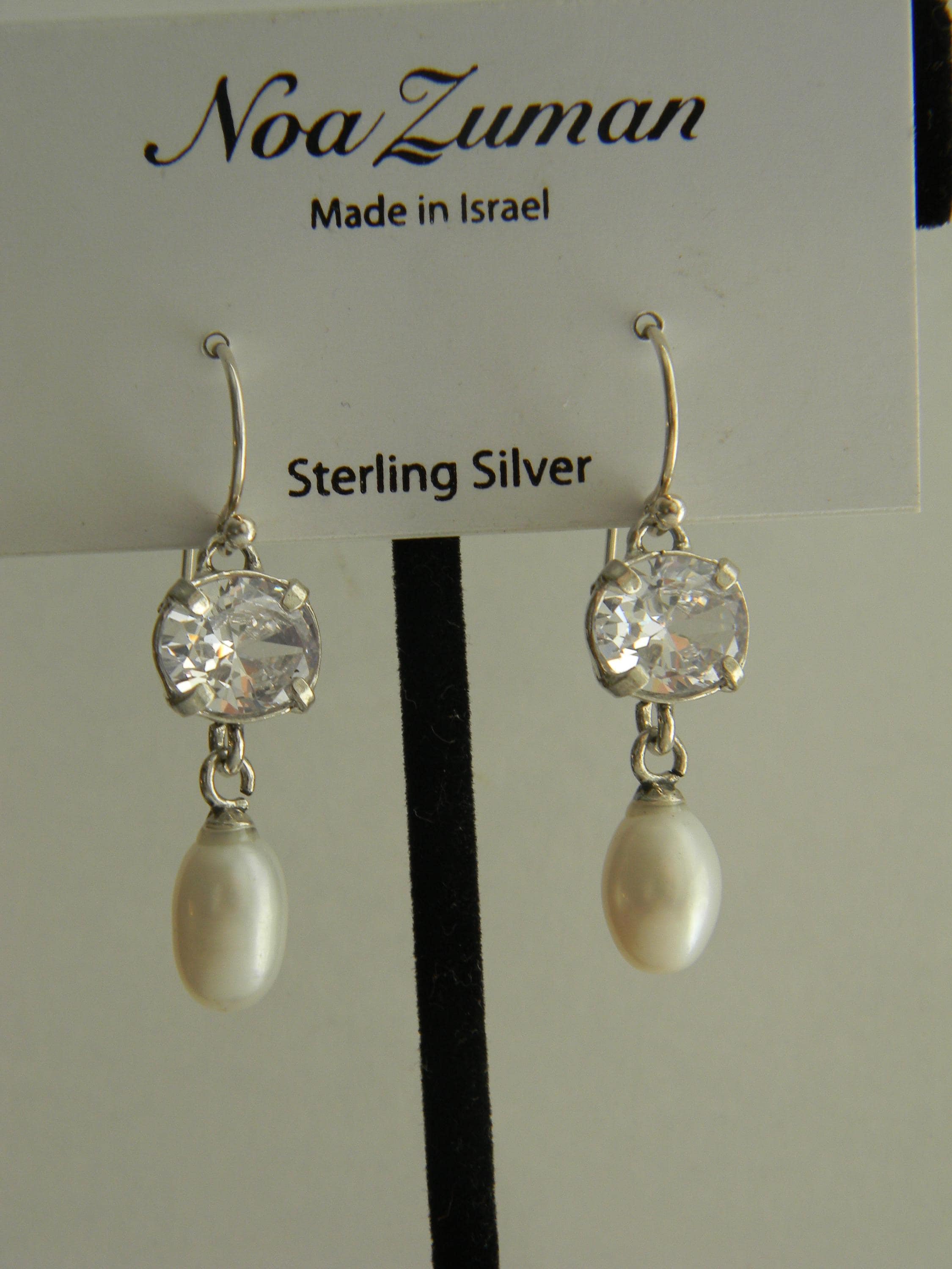 noeru Nura Teardrop Baroque Pearl Small Hoop Earrings | Jewellery