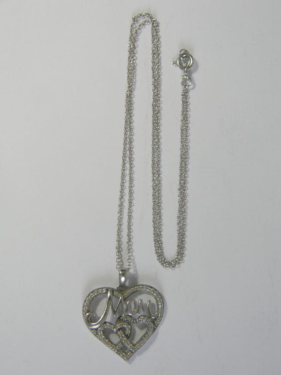 Michael Anthony Diamond Interlocking Heart "Mom" … - image 4