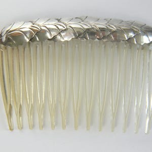 Mexico 2pc Sterling Silver Hair Barrette Holder Mexican Silver Hair Barrette - Etsy main image 3