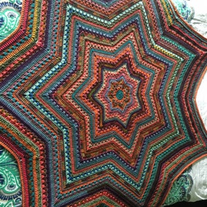 Custom Crochet Star Blanket Made to Order image 1