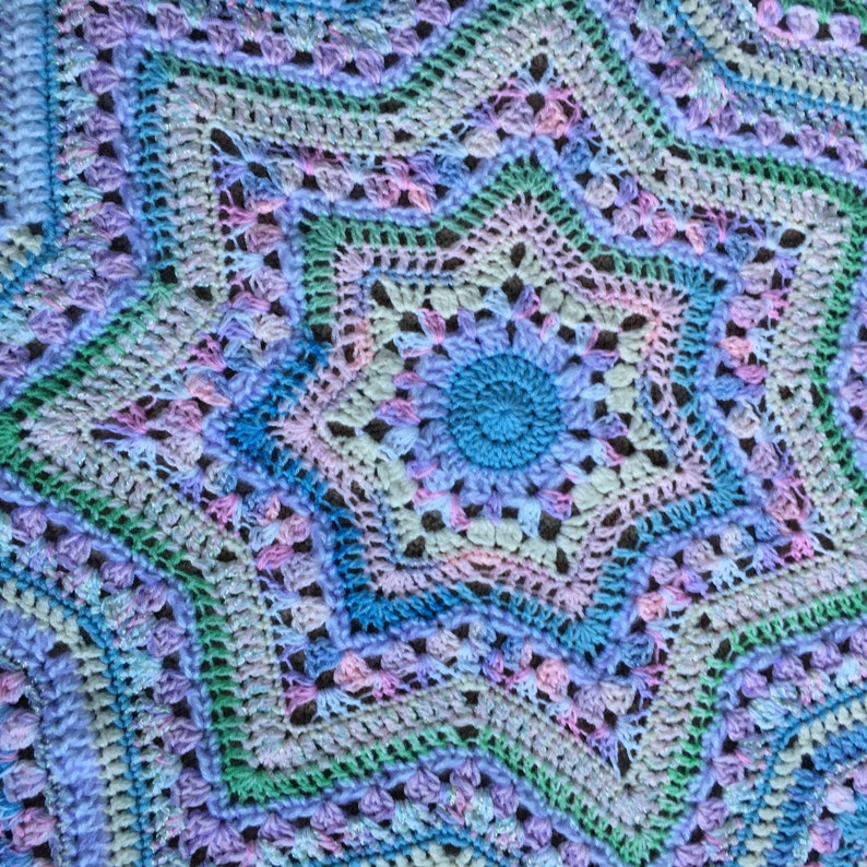 Custom Crochet Star Blanket Made to Order image 4