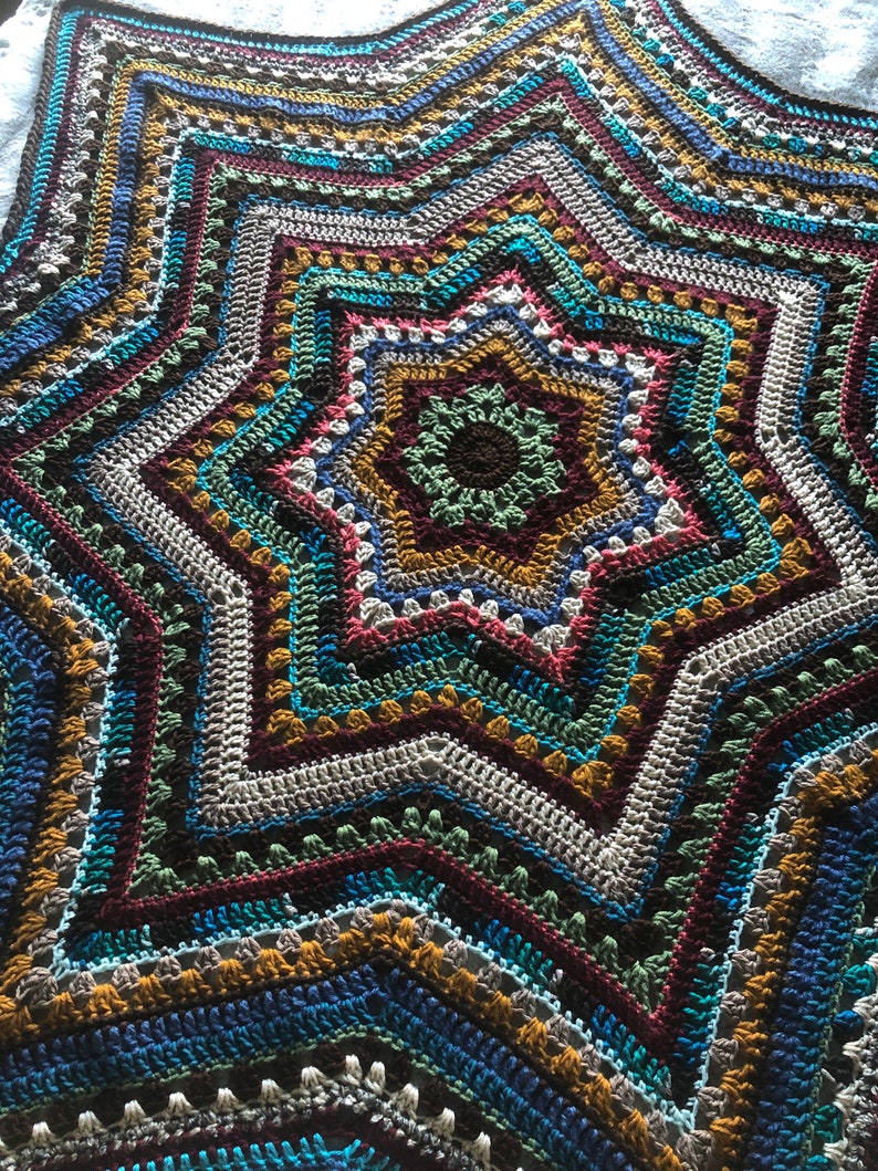 Custom Crochet Star Blanket Made to Order image 10