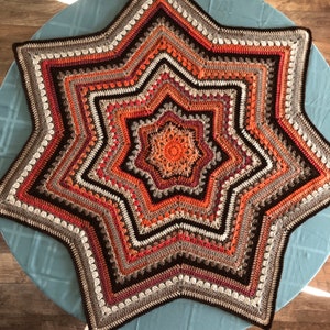 Custom Crochet Star Blanket Made to Order image 8