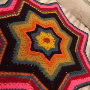 Custom Crochet Star Blanket Made to Order image 9