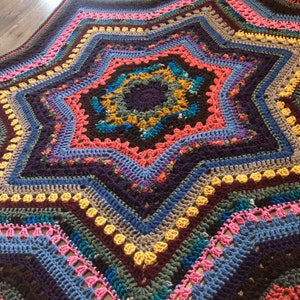 Custom Crochet Star Blanket Made to Order image 7